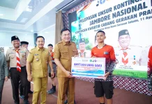 Bupati Muba Lepas 74 Pramuka ke Jamnas XII 2026