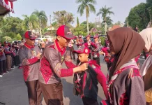 Kontingen OKU Kirim 53 Pramuka ke Jamnas XII