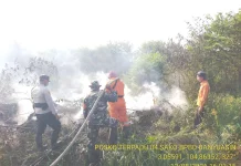 Respon Cepat Tim Gabungan, Karhutla di Desa Sungai Dua Berhasil Dikendalikan