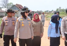 Kapolres Ogan Ilir Patroli Karhutla, Pastikan Lahan Bekas Terbakar Padam