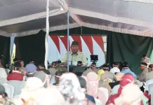 Jembatan Merah Putih Polri Bantu 900 Warga Desa Lalang Banyuasin