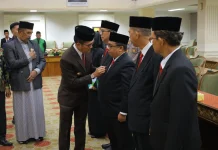 Wali Kota Palembang Ratu Dewa Lantik Pengurus Baznas Palembang