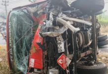 Tabrakan Ganda di Sudirman Prabumulih, Tiga Penumpang Calya Tewas