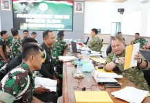 Itjen TNI Periode III TA 2026 Lakukan Audit Kinerja Makorem 044/Gapo