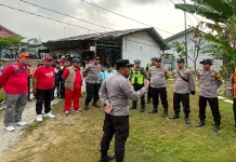 Kapolsek Betung Amankan Jalan Santai Kemerdekaan