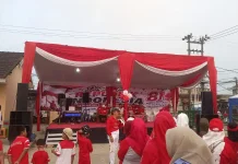 Semarak HUT ke-81 RI, Warga Kencana Damai Bangun Gotong Royong