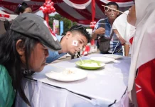 Pertamina Sumbagsel Rayakan HUT RI Bersama Pelanggan dan Ojol