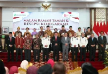 Pangdam II Sriwijaya Hadiri Resepsi Kenegaraan HUT ke-81 RI