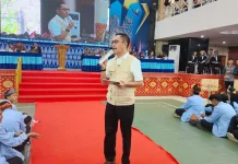 Jadi Pembicara PBAK UIN Raden Fatah, Ratu Dewa Motivasi Mahasiswa Baru