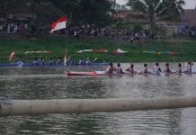 Desa Lubuk Pertahankan Gelar Juara Bidar HUT RI OKI