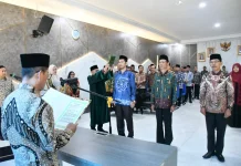Kemenag Sumsel Lantik Tiga Kepala KUA, Perkuat Pelayanan Masyarakat