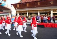 Meriahkan HUT ke-81 RI, OPD Pemprov Sumsel Ikuti Gerak Jalan Indah