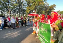 Pawai Kemerdekaan Muslimat NU Palembang Pererat Silaturahmi