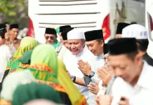 Herman Deru Lepas 150 Delegasi PWNU Sumsel ke Muktamar ke-35