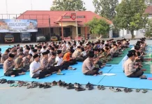 Hadapi Ancaman Karhutla, Polres Musi Rawas Gelar Sholat Istisqa
