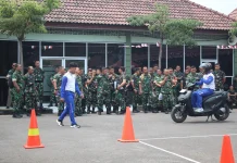 Honda Sumsel dan Kodam II Sriwijaya Gaungkan Budaya Keselamatan Berkendara