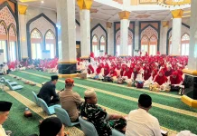 Polres Ogan Ilir Hadiri Maulid Nabi, Perkuat Silaturahmi Bersama Tokoh Agama