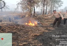 Polres Banyuasin Cek Hotspot di Desa Seri Kembang