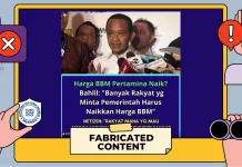 Cek Fakta, Bahlil Disebut Klaim Rakyat Minta Harga BBM Naik, Faktanya Tidak Benar