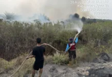 Tim Gabungan Padamkan Karhutla di 10 Desa Ogan Ilir