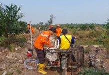 Karhutbunla Bakar Tiga Hektare Lahan di Desa Pandan Dulang
