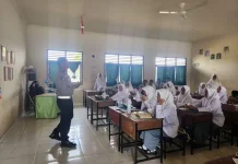 Polres Banyuasin Edukasi Pelajar Lewat Program PATAKA Goes to School