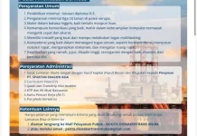 Disnakertrans Muba Buka Lowongan Frontdesk Services Proyek FOAS