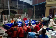 Bupati OKI, Muchendi Temui Tim Pemadam Karhutla di Garis Depan