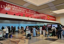 Erupsi Anak Krakatau Ganggu 57 Penerbangan di Bandara SMB II Palembang