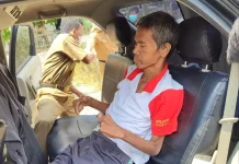 Dinsos OKI Pulangkan Warga Terlantar ke Keluarga di Palembang