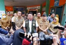 Herman Deru Tinjau Posko Karhutla di Alang-Alang Lebar Palembang