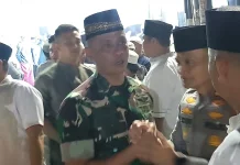Dandim 0418/Palembang Hadiri Maulid Nabi di Lebong Gajah