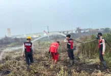 Perkuat Pencegahan, Polres OKI Padamkan 45,6 Hektare Hutan Terbakar
