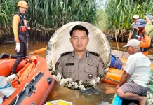 Bripda Rizki Ditemukan Meninggal di Perairan Sungai Badak
