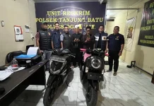 Gasak Motor Jemaah Salat Jumat, Dua Pemuda Ogan Ilir Dibekuk