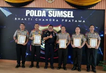 Lawan Sindikat Narkoba, 55 Polisi di Sumsel Raih Penghargaan Khusus