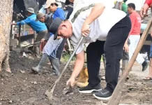 Antispasi Banjir, Pemkot Pagar Alam Bersihkan Sampah di Kawasan PTM Nendagung