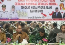 Percepat Pembentukan GNRM, Pemkot Pagar Alam Gelar Rakor
