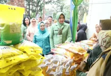 Kodim 0404 Gandeng Pemkab Muara Enim Gelar Bazar Sembako Murah