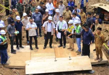 Herman Deru Groundbreaking Jembatan Seleman Ulu di Empat Lawang