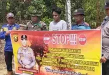 Polsek Peninjauan Perkuat Pencegahan Karhutla Melalui Patroli dan Deteksi Dini