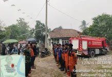 Padamkan Karhutla di Sentul, Polres Ogan Ilir Imbau Warga Stop Bakar Lahan