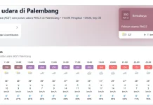 Kabut Asap Selimuti Palembang, Hujan Diprediksi Awal Oktober