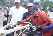 Bupati Banyuasin Optimistis PM-AAS Dongkrak Produksi Padi