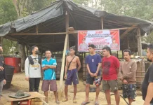 Polsek Batanghari Leko Patroli Cegah Illegal Refinery di Muba