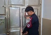 Petugas Pengamanan Pintu Utama Lapas Sekayu Pastikan Pengaman Garis Depan