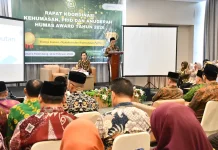 Kakanwil Kemenag Sumsel Luncurkan AIOHUMAS 3.0 guna Perkuat Layanan