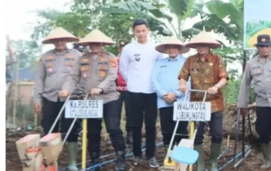 Polres Lubuklinggau Tanam Jagung Serentak Seluas 1,5 Hektare