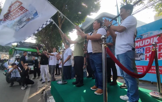 Pegadaian Lepas 238 Pemudik Palembang menuju Kampung Halaman