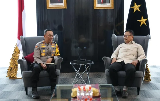 Kompolnas Tinjau Pengamanan Mudik Lebaran di Polda Sumsel